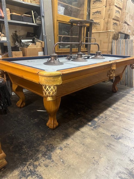 Used 8' AMF Playmaster Pool Table In | Solids-n-Stripes